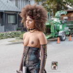 Zazie Beetz aka Domino topless